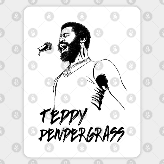 Teddy Pendergrass Sticker by ThunderEarring